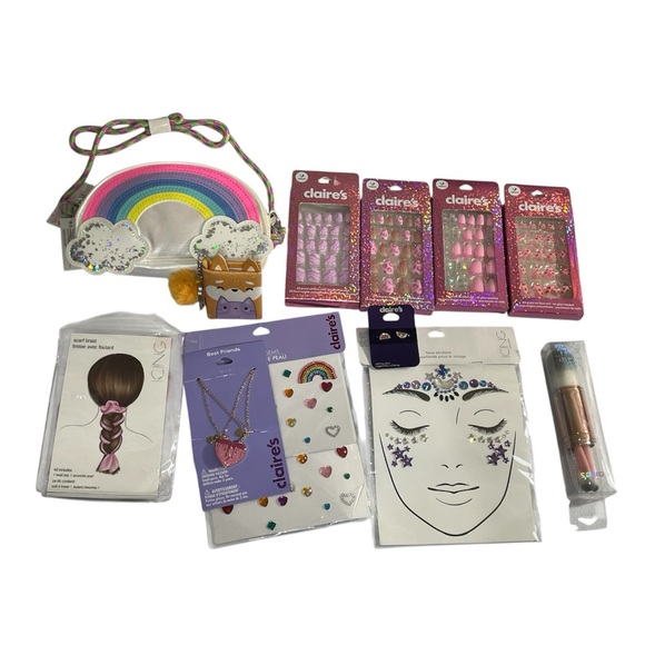 NWT‎ Claire’s Hair Nail & Handbag Bundle